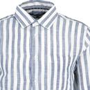 French Connection Retro Stripe Short Sleeve Shirt 