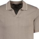 French Connection Trophy Neck Knitted Polo Shirt T