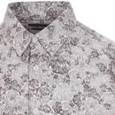 FRENCH CONNECTION Yari Mens Smudgy Camo Line Shirt