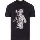 FRENCH CONNECTION Teddy Bear Skeleton Tee