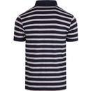 FRENCH CONNECTION Mens Mod Melange Stripe Polo Top