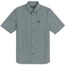 FRED PERRY Mod Short Sleeve Gingham Check Shirt BB