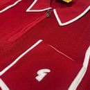 Alfeo Gabicci Vintage Archive Zip Neck Knit Polo C