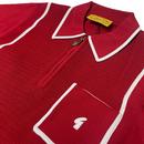 Alfeo Gabicci Vintage Archive Zip Neck Knit Polo C