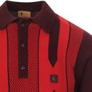 Cooper GABICCI VINTAGE Retro 80s Knitted Polo R