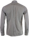 GABICCI VINTAGE 60s Mod Big Collar Gingham Shirt 