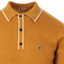 Lineker GABICCI VINTAGE Mod Tipped Knitted Polo H