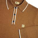 Lineker GABICCI VINTAGE Mod Knitted Tipped Polo T
