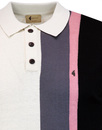 Marco GABICCI VINTAGE 60s Mod Stripe Knit Polo