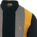 Marvin GABICCI VINTAGE Retro Mod Stripe Polo Shirt