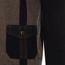 Montego GABICCI VINTAGE Knitted Mod Polo Cardigan