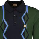 Morrison Gabicci Vintage Colour Block Polo Forest