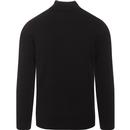 Naxton GABICCI VINTAGE Knitted Half Zip Top -Black