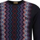 Reeves Gabicci Vintage Jacquard Chevron Sweater