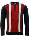 Searle GABICCI VINTAGE Multi Stripe Knitted Polo N