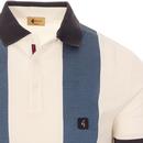 Van Cleef GABICCI VINTAGE Cut & Sew Stripe Polo