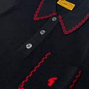 Alexander Gabicci Vintage Check Trim Knit Polo (B)