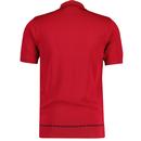 Alexander Gabicci Vintage Check Trim Knitted Polo 