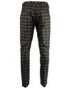 GABICCI VINTAGE Men's Retro Mod 70s Check 3pc Suit