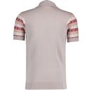 Gordon Gabicci Vintage Striped Knitted Zip Shirt M