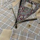Hadrian Gabicci Vintage Check Harrington Jacket