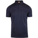 Ladro GABICCI VINTAGE Mod Button Down Polo (Navy)