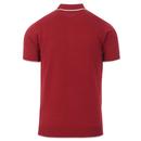 Lineker GABICCI VINTAGE Tipped Knit Polo TAYBERRY