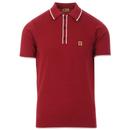 Lineker GABICCI VINTAGE Tipped Knit Polo TAYBERRY