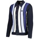 Pedro Gabicci Vintage Bold Stripe Polo Cardigan N