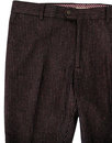 GABICCI VINTAGE 1960s Mod Pinstripe Suit Trousers