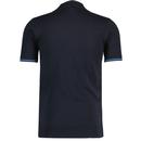 Ross Gabicci Vintage Knitted SS Navy Cuban Shirt 