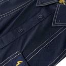 Samuel GABICCI VINTAGE Contrast Stitch Polo Shirt 