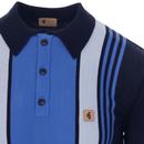Searle GABICCI VINTAGE Mod Stripe Knit Polo N/C/I