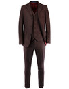 GABICCI VINATGE Mod 3 Button Pinstripe Suit Jacket