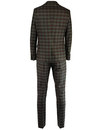 GABICCI VINTAGE Men's Retro Mod 70s Check 3pc Suit