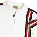 Langton GABICCI VINTAGE Mod Zip Neck Polo Shirt