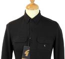 GABICCI VINTAGE 60s Mod Button Down Pocket Shirt B