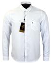 GABICCI VINTAGE Mod Rounded Collar Oxford Shirt W