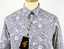 Big Paisley GABICCI VINTAGE Retro 60s Mod Shirt