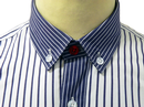 Whitechapel GABICCI VINTAGE Retro Stripe Mod Shirt
