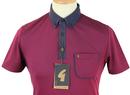 GABICCI VINTAGE Retro Mod Tonic Polo Shirt (R)
