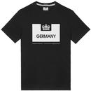Weekend Offender Germany Country Series Football T-shirt in Black Euro 2024