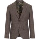 GIBSON LONDON 2 Button Gingham Check Suit Blazer