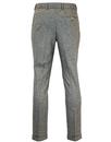 GIBSON LONDON Mod Donegal Flat Front Trousers (G)