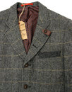 GIBSON LONDON Retro Herringbone Blazer & Waistcoat