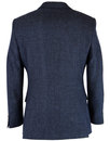 GIBSON LONDON Retro 60s Mod Blue Herringbone Suit
