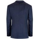 GIBSON LONDON Men's Mod Herringbone Suit in Blue