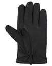 GIBSON LONDON Men's Retro Black Leather Gloves