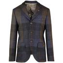 Grouse GIBSON LONDON Mod Check Blazer & Waistcoat