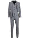GIBSON LONDON Towergate Retro Mod Gingham Suit